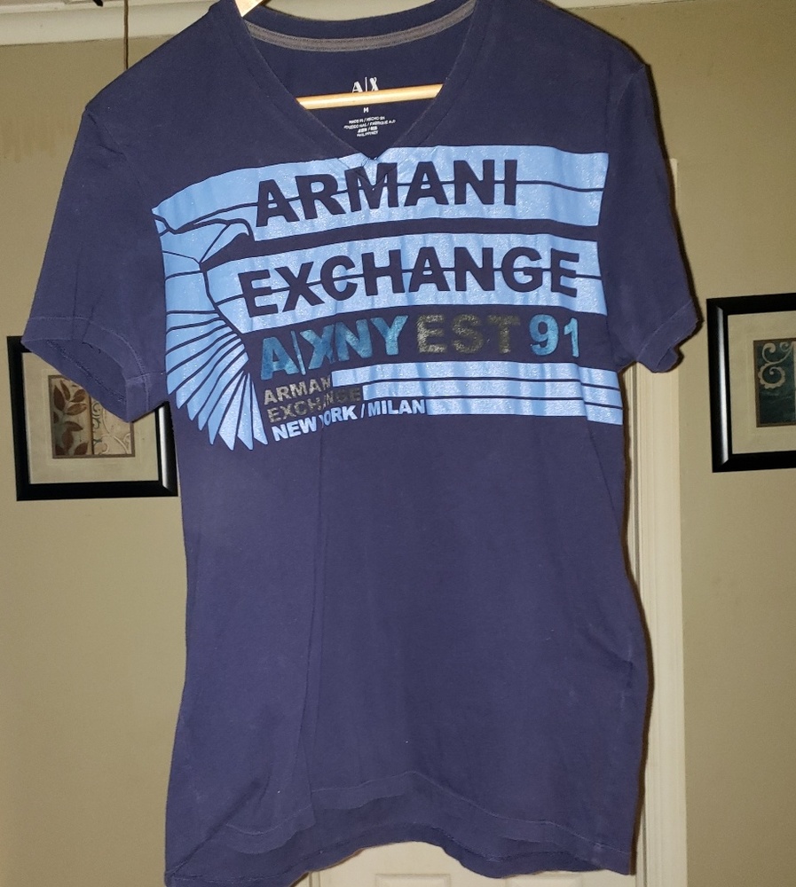 Armani exchange medium mens shirt